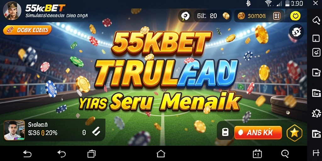 Screenshot gameplay 55KBET dengan tampilan taruhan yang menarik.