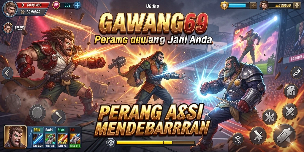 Screenshot GAWANG69 menunjukkan aksi tempur yang mendebarkan.