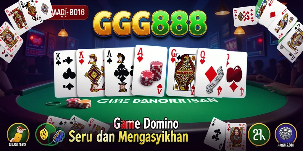 Tampilan seru gameplay Domino di GGG888.