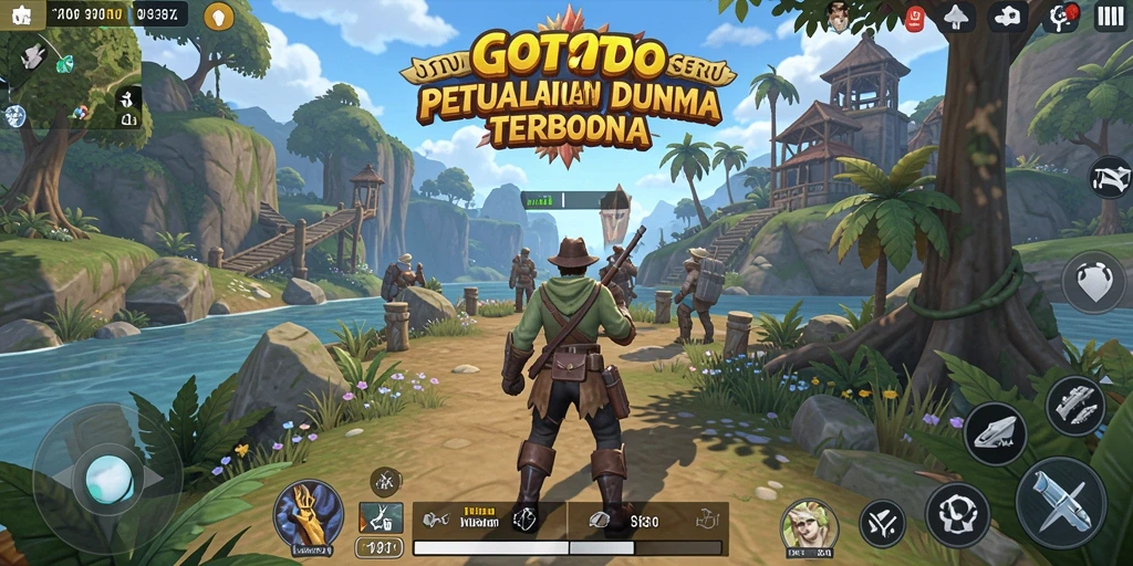 Gameplay seru dari GOTOTO dengan berbagai misi dan eksplorasi.