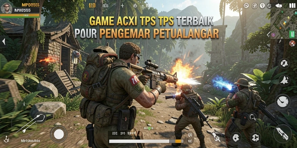 Tampilan gameplay MPO555 yang mendebarkan dalam aksi TPS.