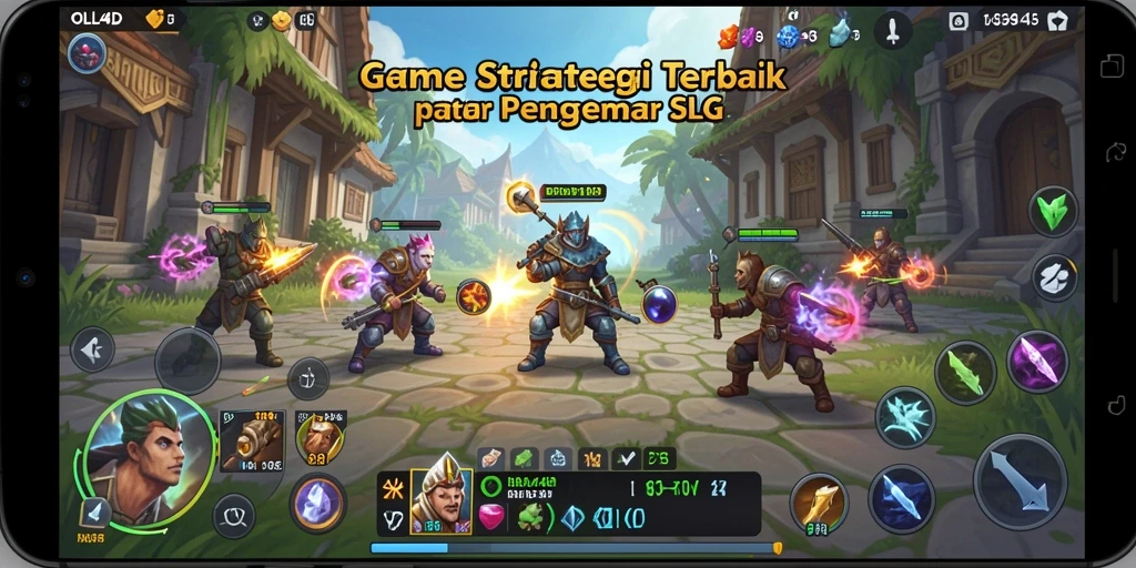 Tampilan gameplay OLLO4D yang mengasyikkan dalam dunia strategi.